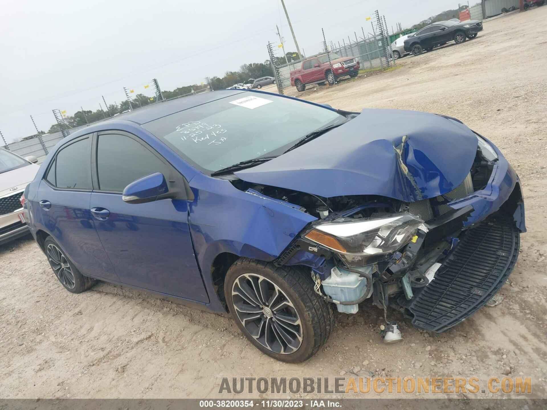 5YFBURHEXGP426604 TOYOTA COROLLA 2016