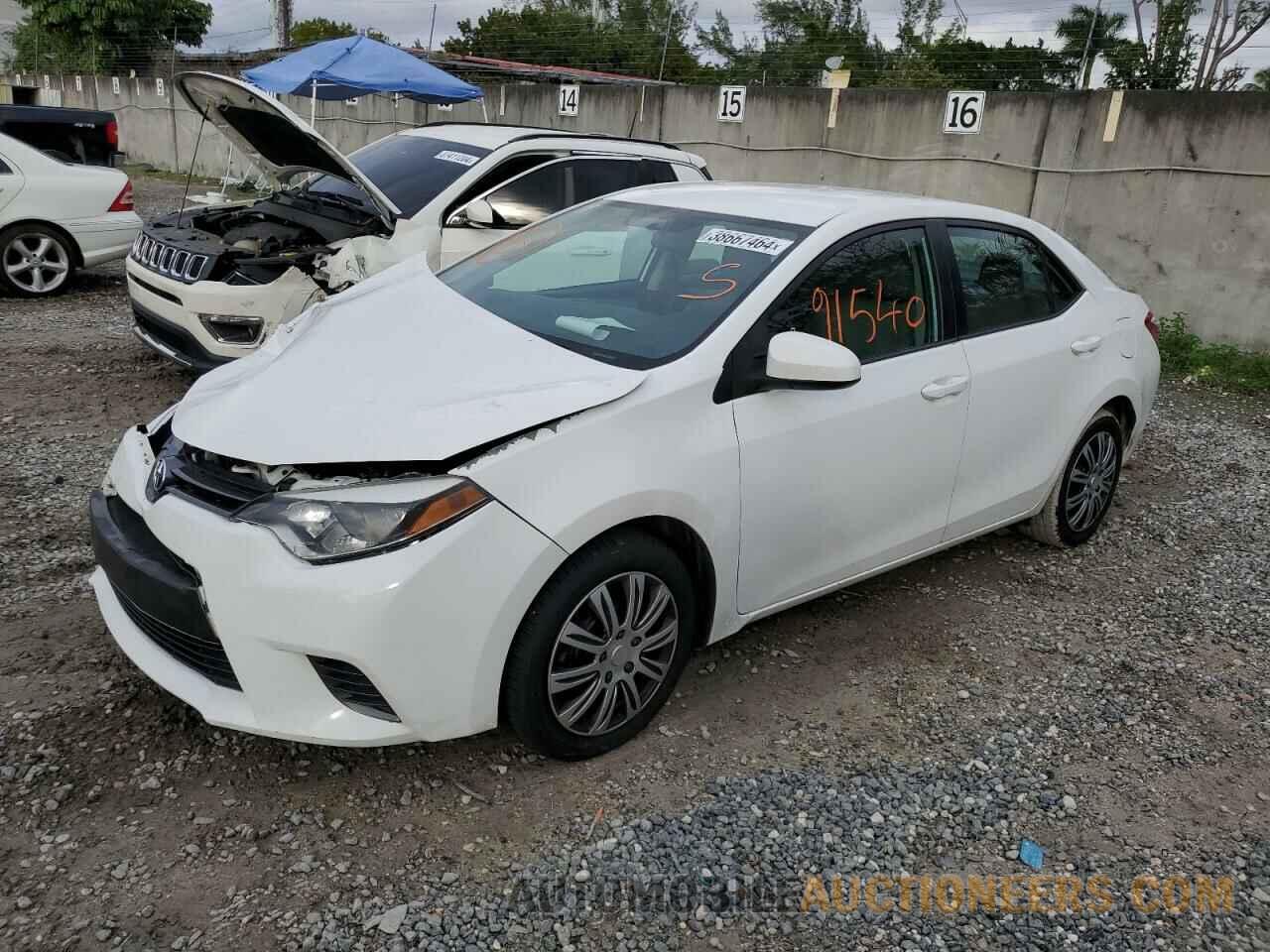 5YFBURHEXGP431298 TOYOTA COROLLA 2016