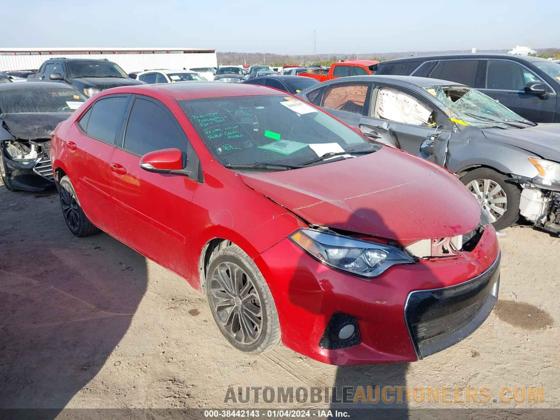 5YFBURHEXGP485149 TOYOTA COROLLA 2016