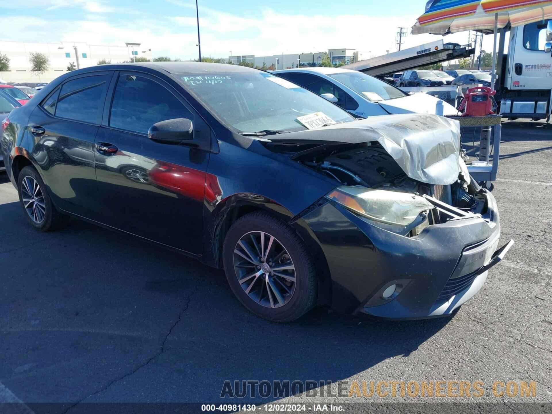 5YFBURHEXGP509837 TOYOTA COROLLA 2016