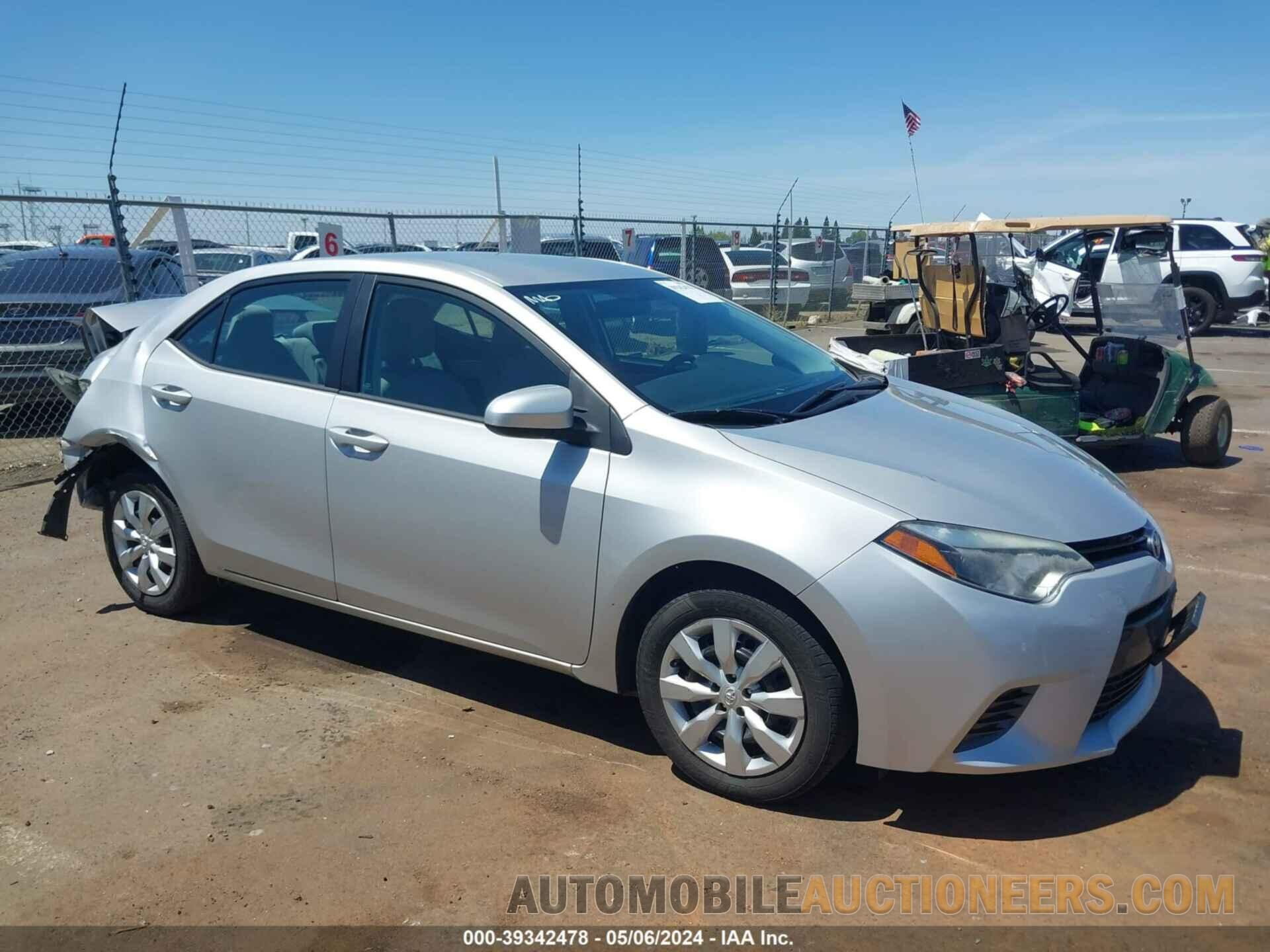 5YFBURHEXGP526119 TOYOTA COROLLA 2016