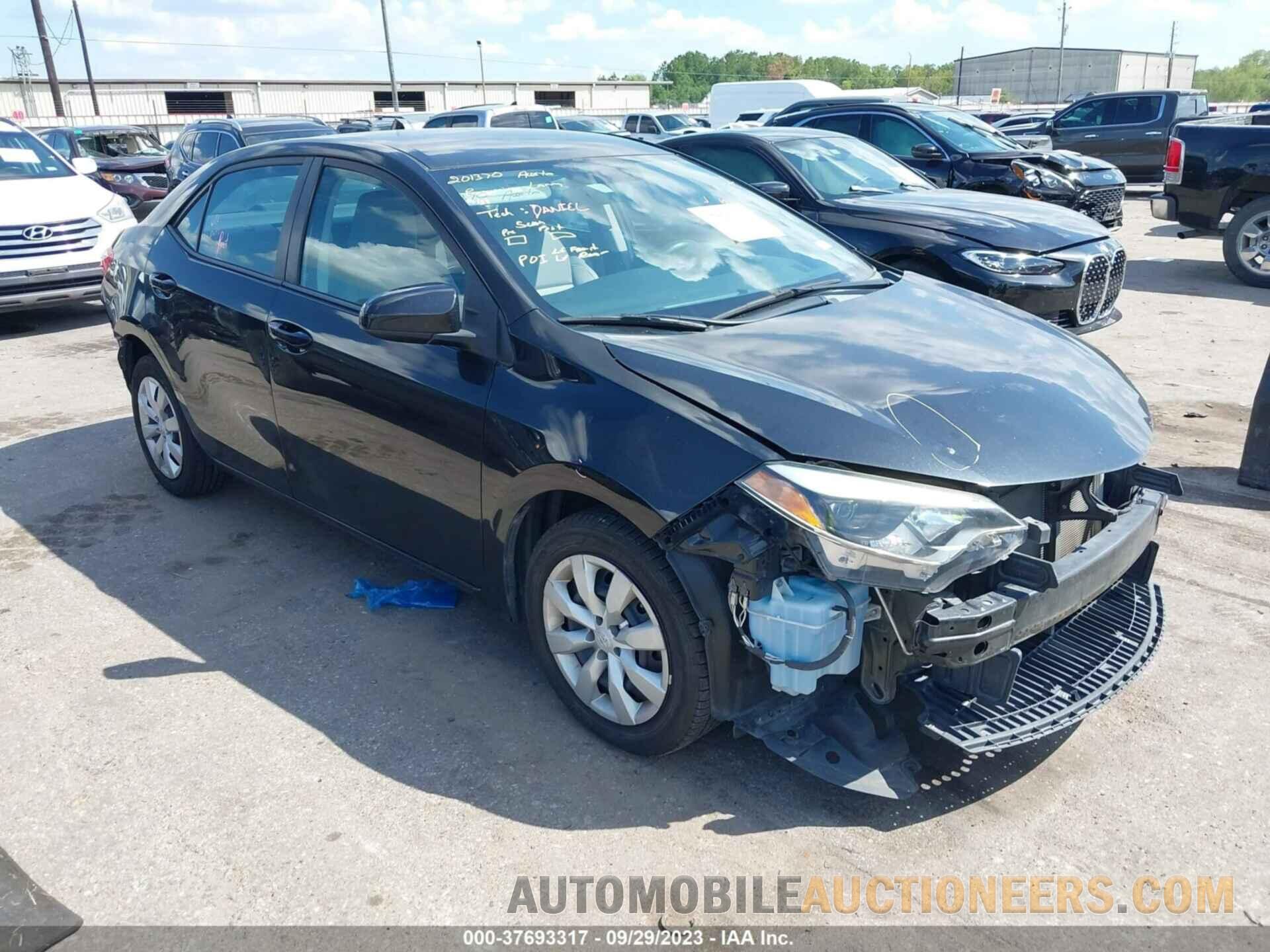 5YFBURHEXGP549500 TOYOTA COROLLA 2016