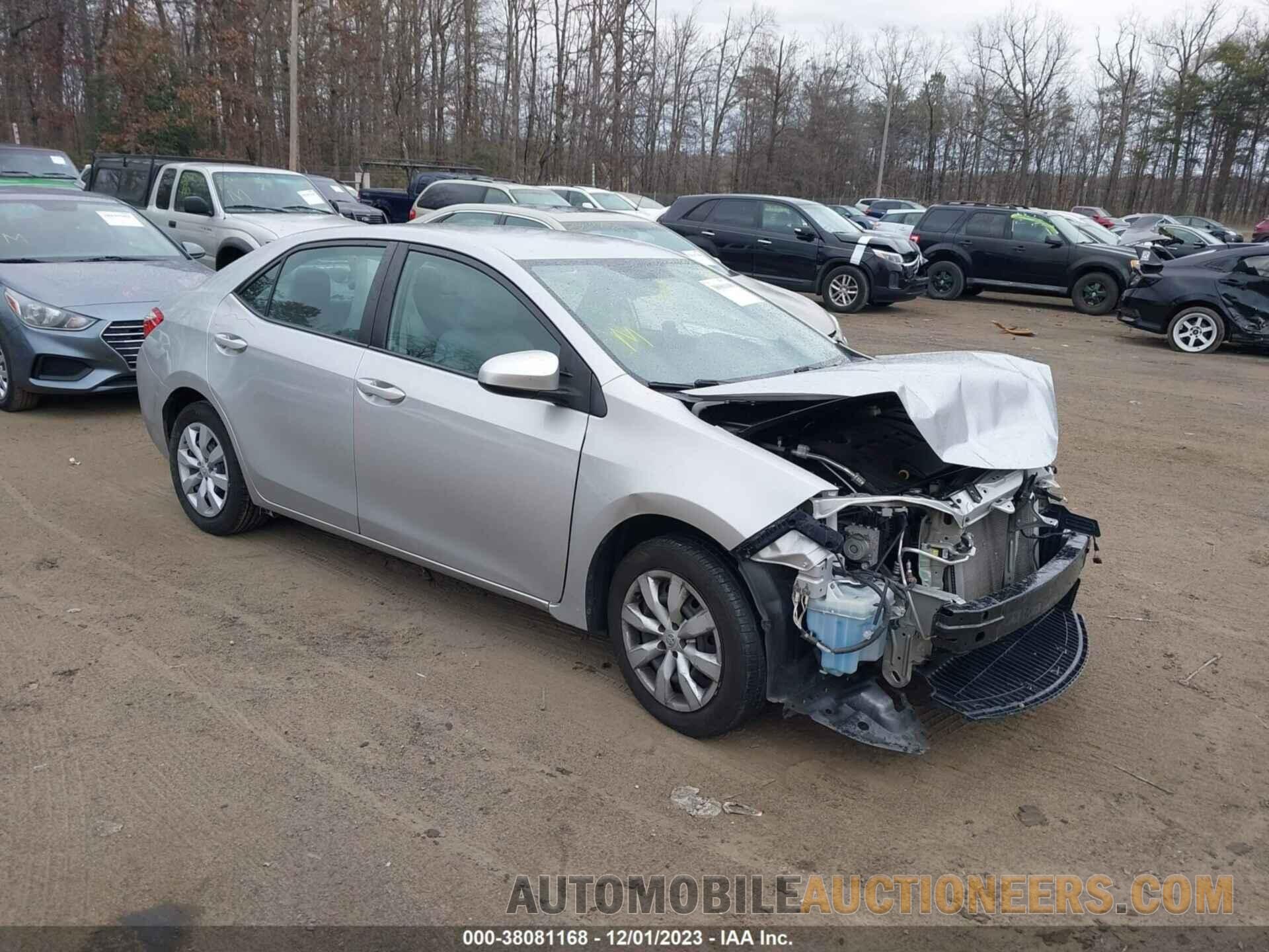 5YFBURHEXGP563039 TOYOTA COROLLA 2016