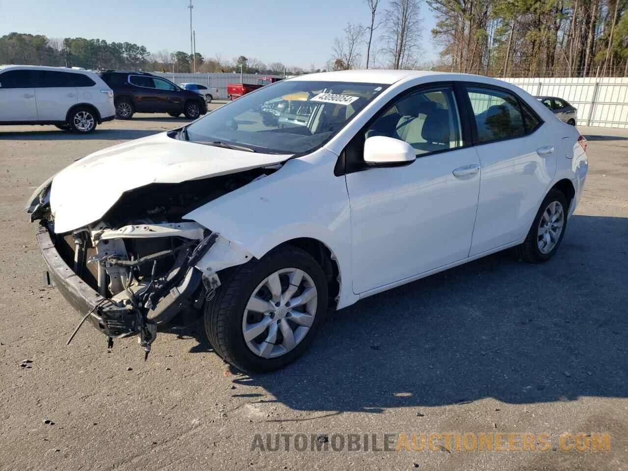 5YFBURHEXGP564353 TOYOTA COROLLA 2016