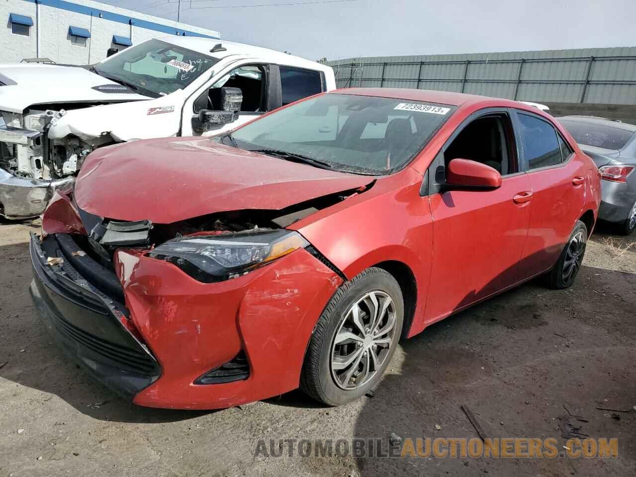 5YFBURHEXJP763801 TOYOTA COROLLA 2018