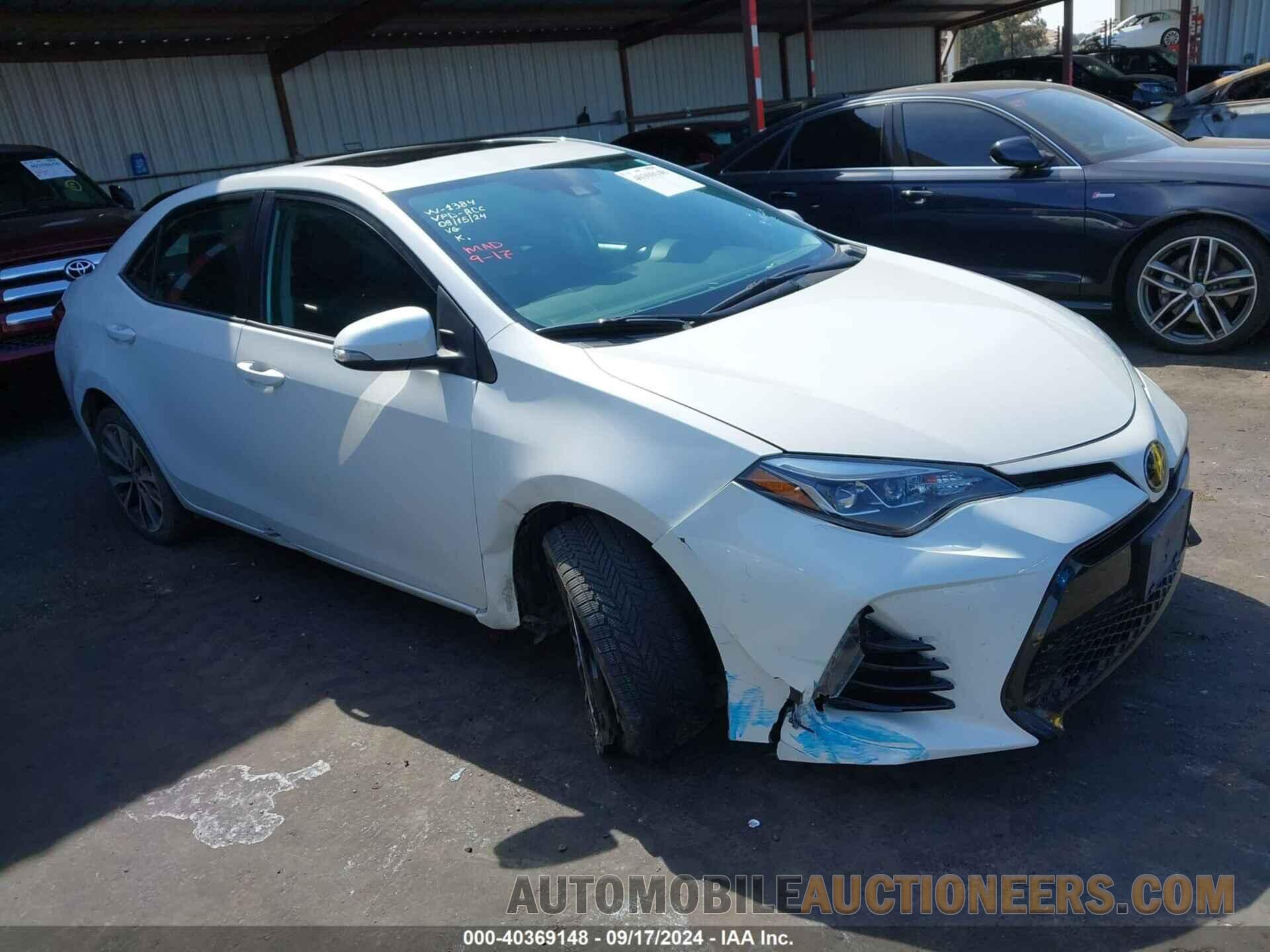 5YFBURHEXKP860322 TOYOTA COROLLA 2019