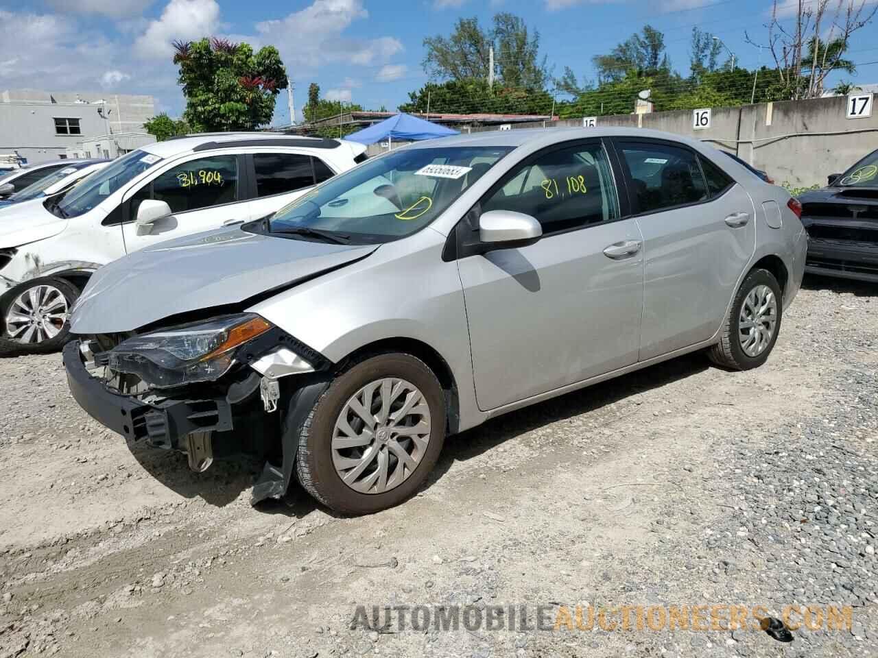 5YFBURHEXKP906487 TOYOTA COROLLA 2019