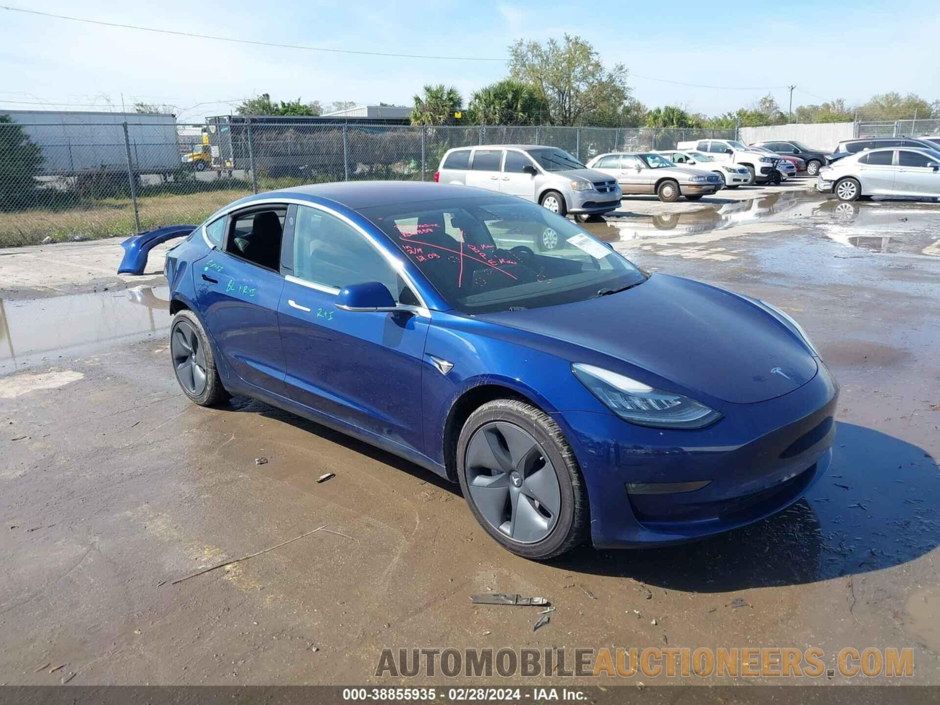 5YJ3E1EA0JF019611 TESLA MODEL 3 2018