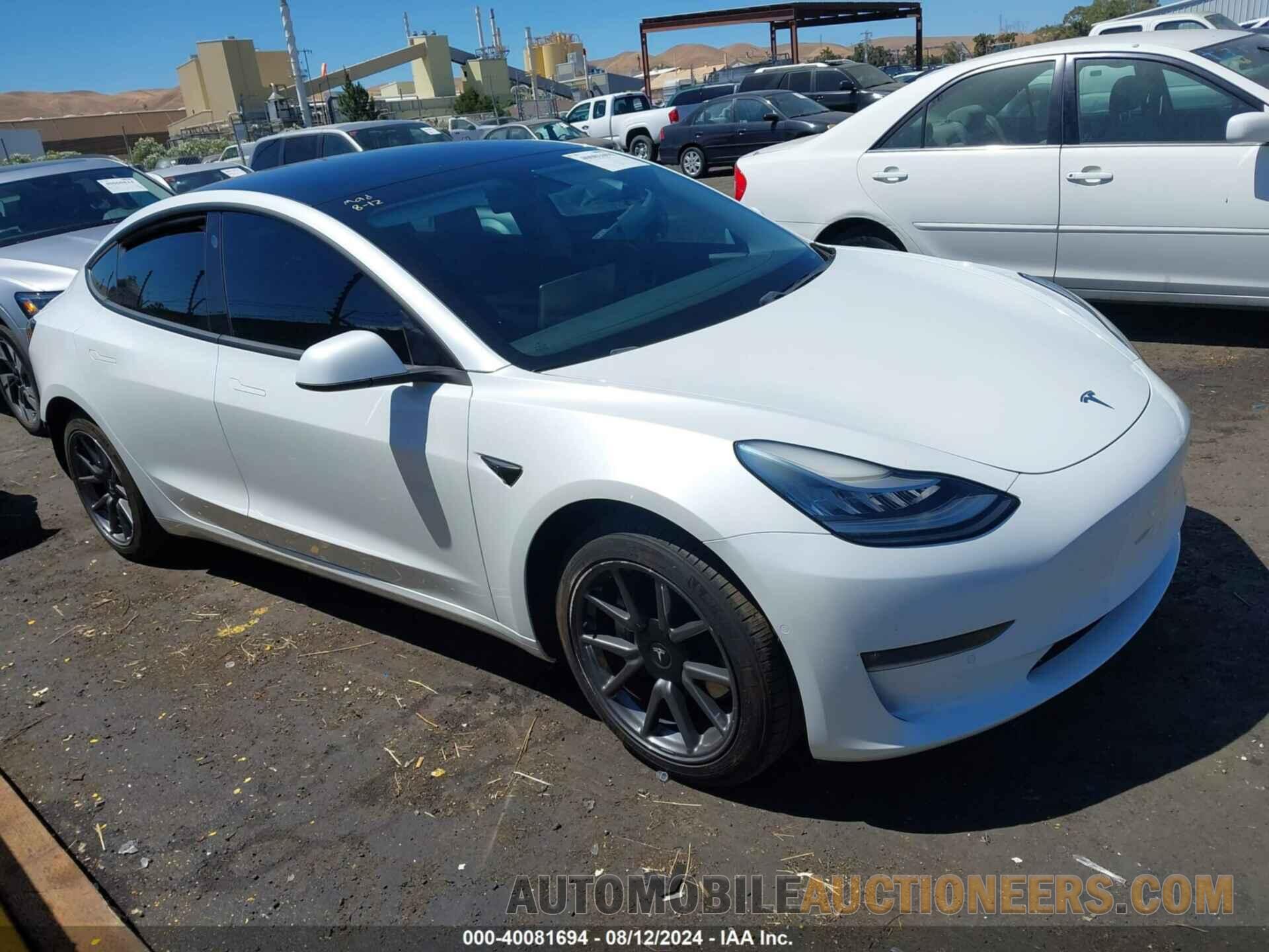 5YJ3E1EA0KF317478 TESLA MODEL 3 2019