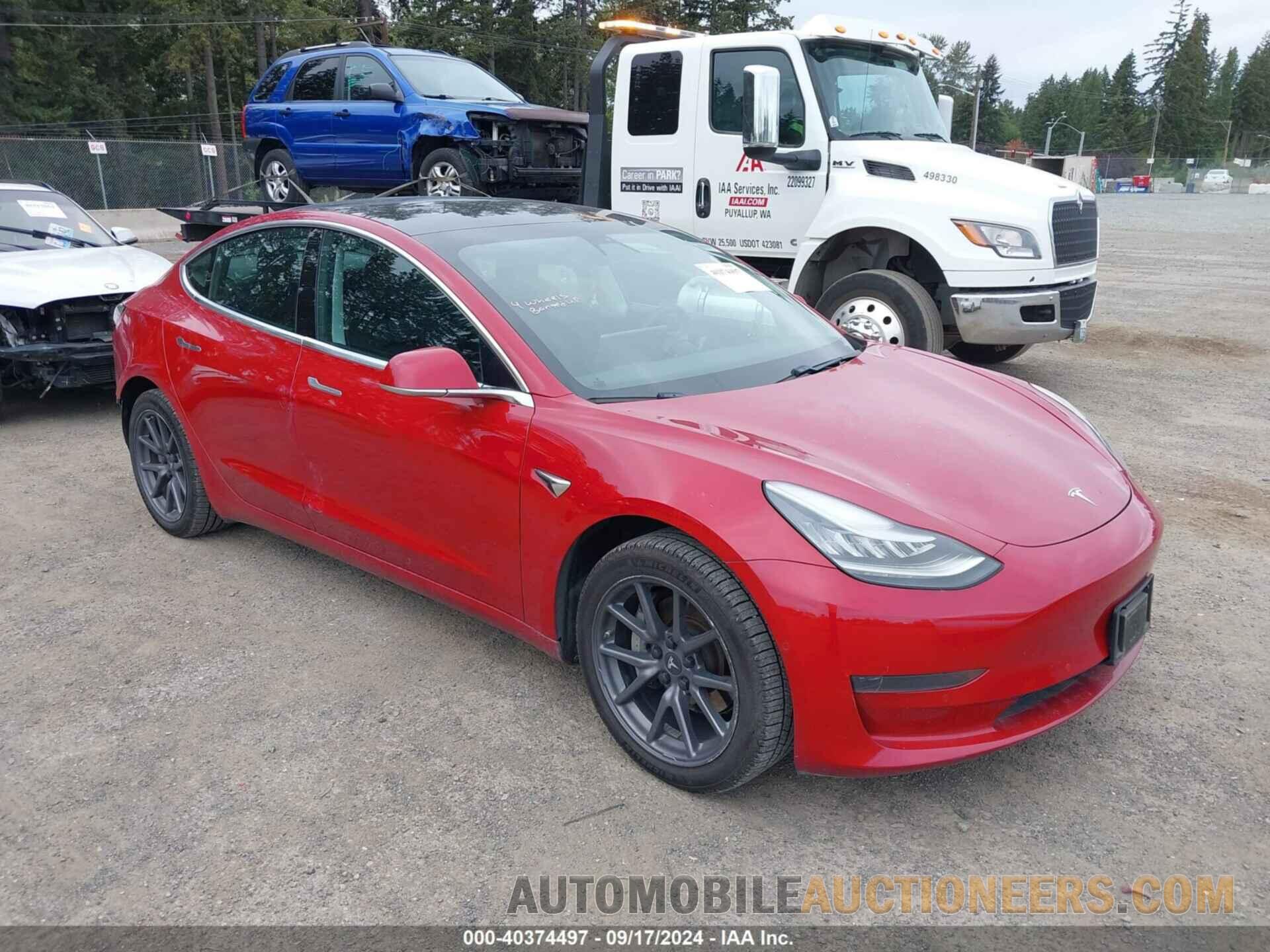 5YJ3E1EA0KF411568 TESLA MODEL 3 2019