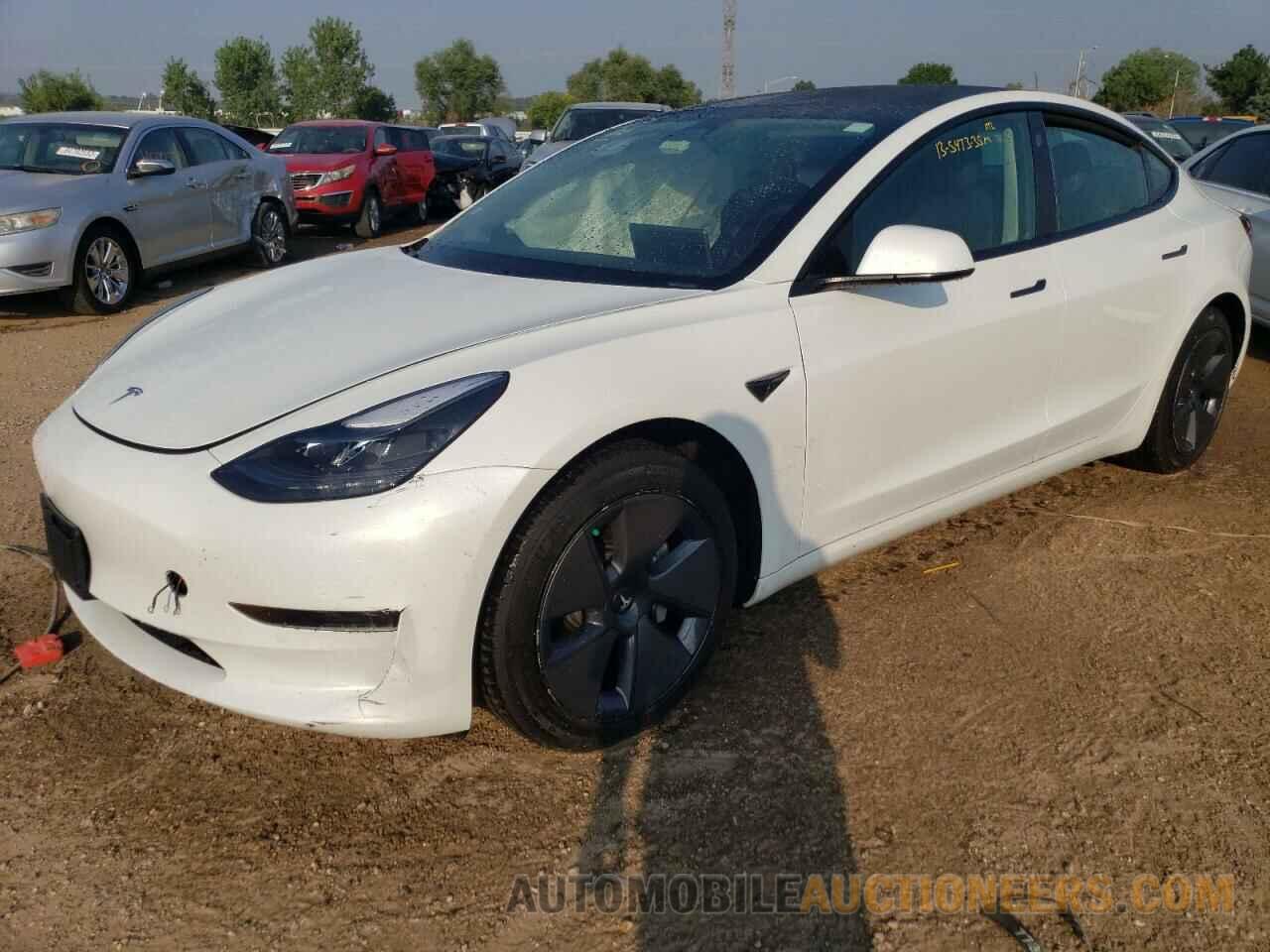 5YJ3E1EA0MF016597 TESLA MODEL 3 2021