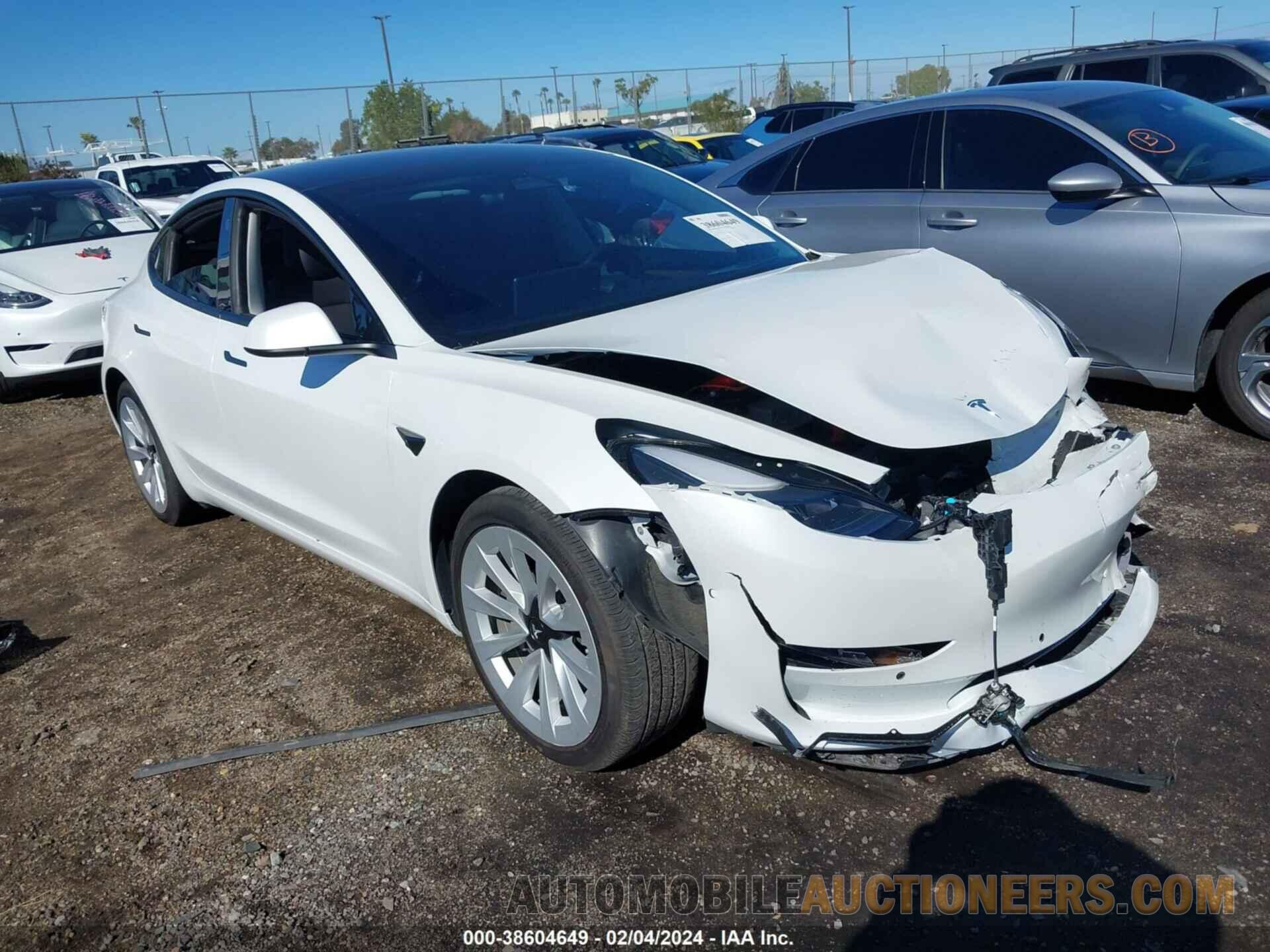 5YJ3E1EA0MF017927 TESLA MODEL 3 2021