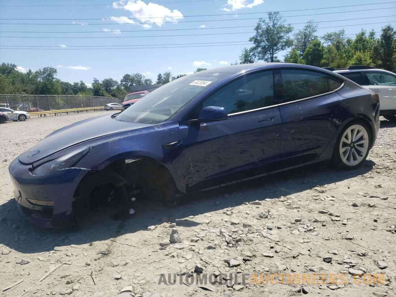 5YJ3E1EA0MF019080 TESLA MODEL 3 2021