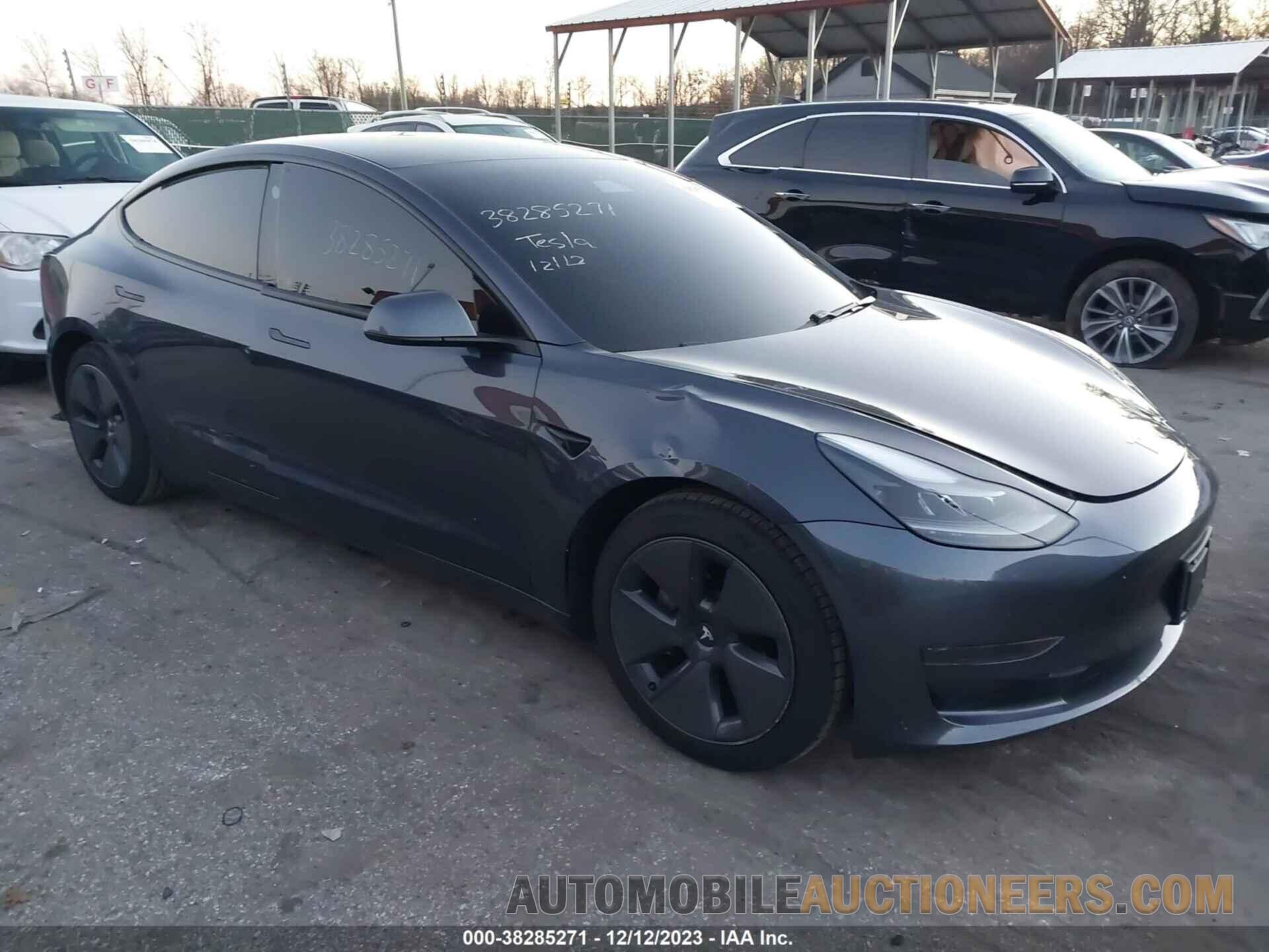 5YJ3E1EA0MF022058 TESLA MODEL 3 2021