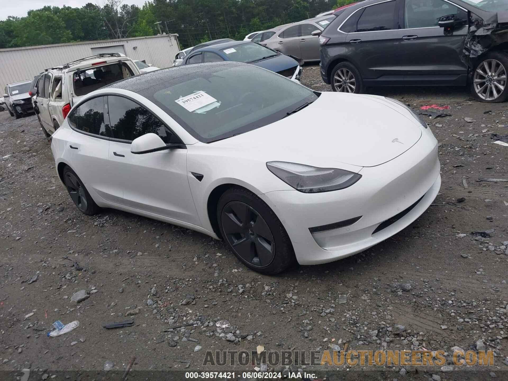 5YJ3E1EA0MF030239 TESLA MODEL 3 2021