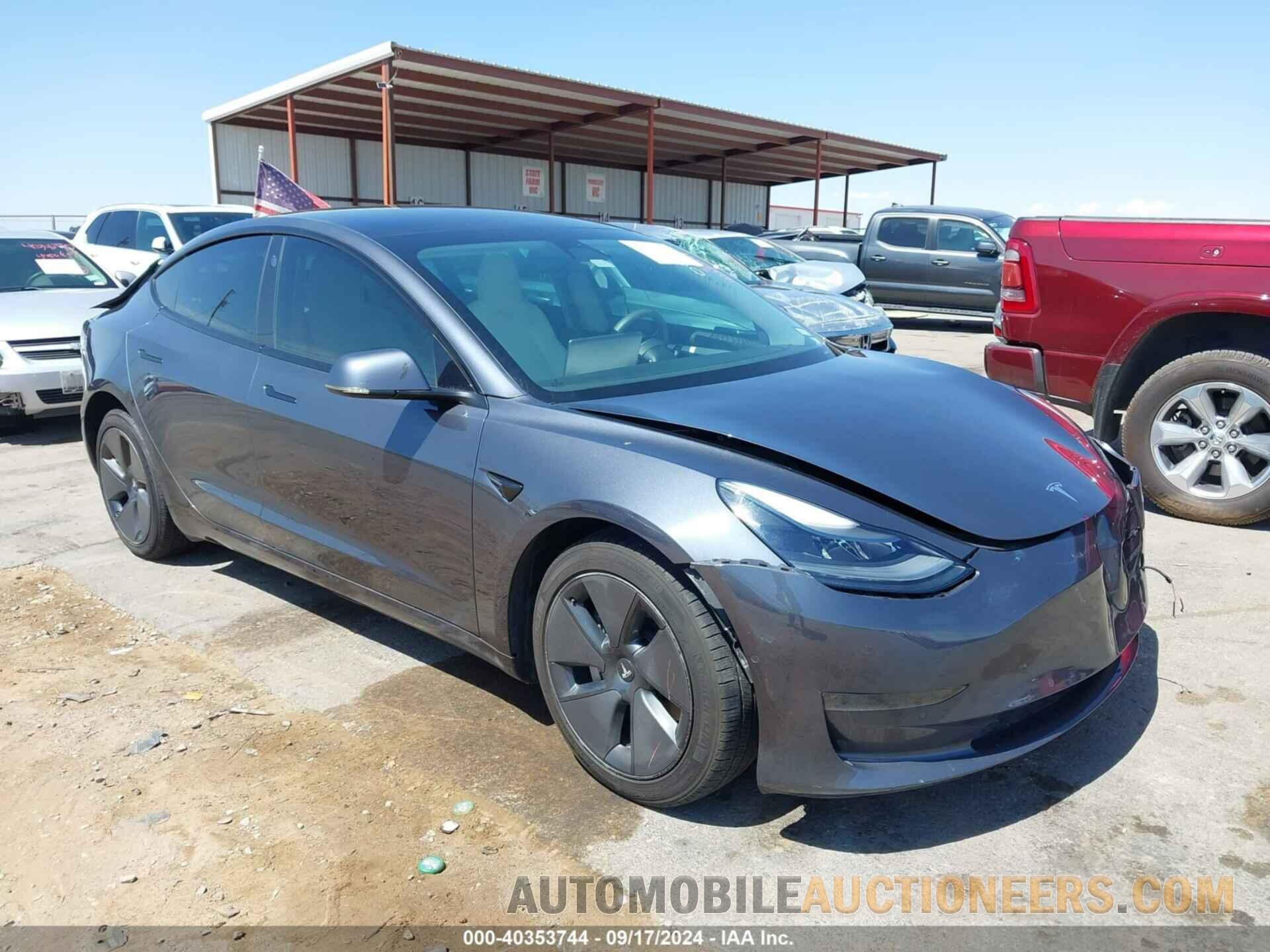 5YJ3E1EA0MF031956 TESLA MODEL 3 2021