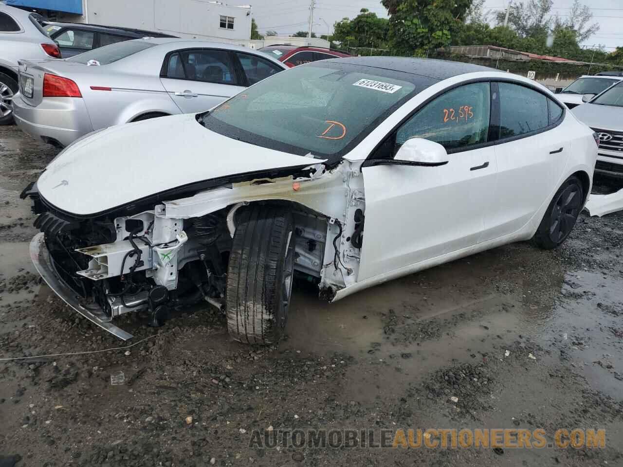 5YJ3E1EA0MF042651 TESLA MODEL 3 2021