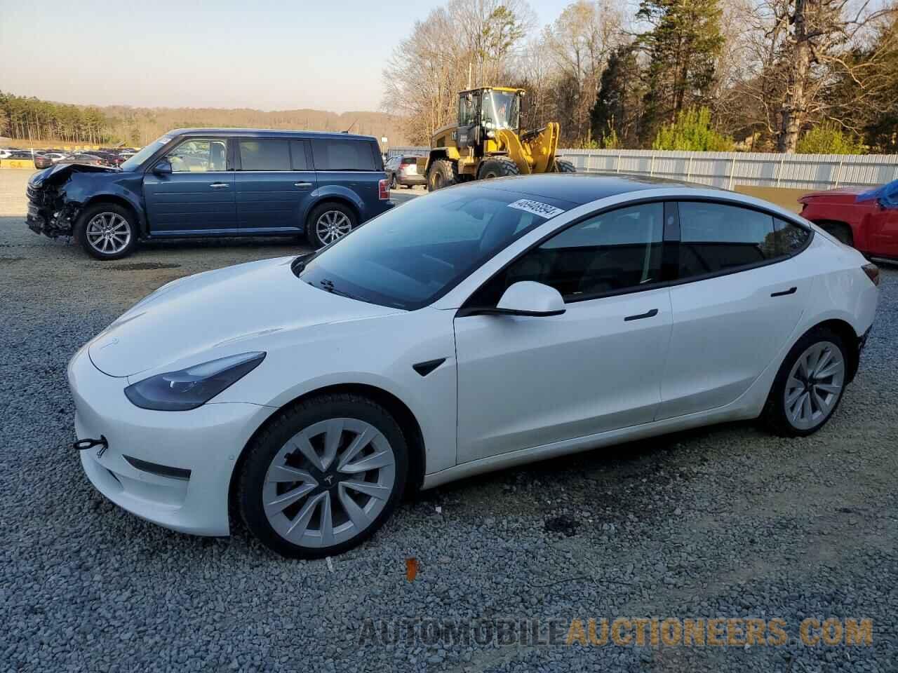 5YJ3E1EA0MF058106 TESLA MODEL 3 2021