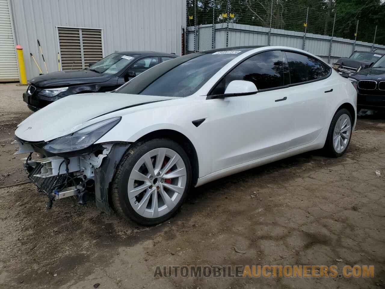 5YJ3E1EA0MF058476 TESLA MODEL 3 2021