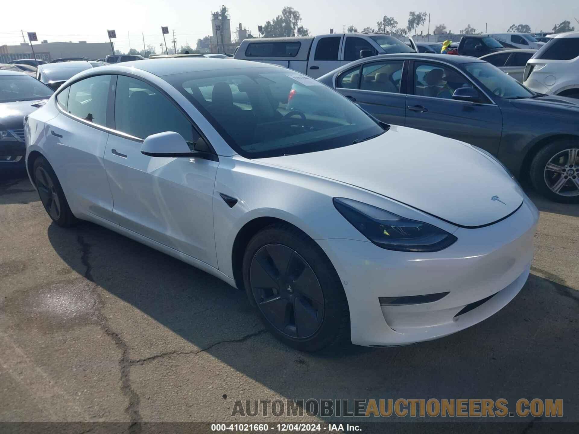 5YJ3E1EA0MF075357 TESLA MODEL 3 2021