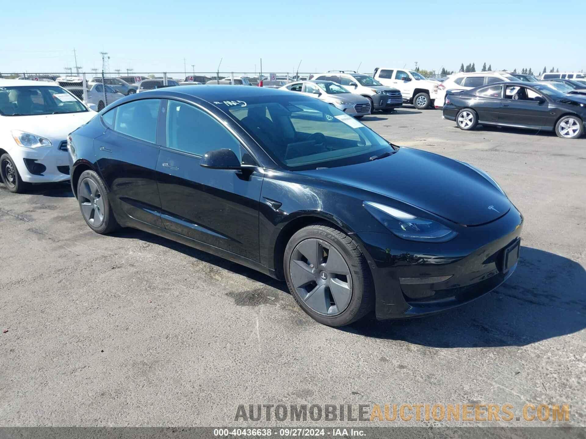 5YJ3E1EA0MF091865 TESLA MODEL 3 2021