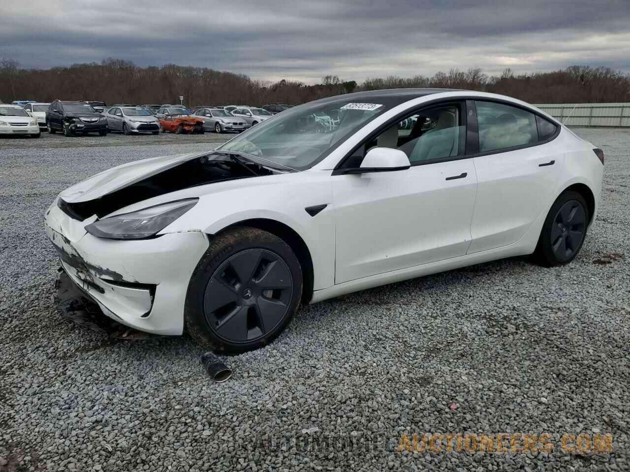 5YJ3E1EA0MF093244 TESLA MODEL 3 2021