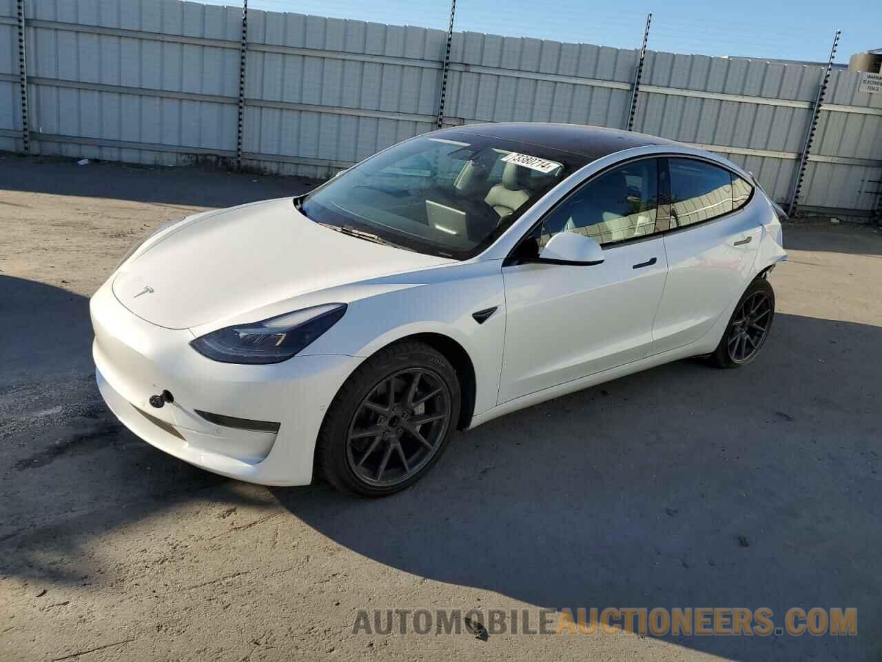 5YJ3E1EA0MF095740 TESLA MODEL 3 2021