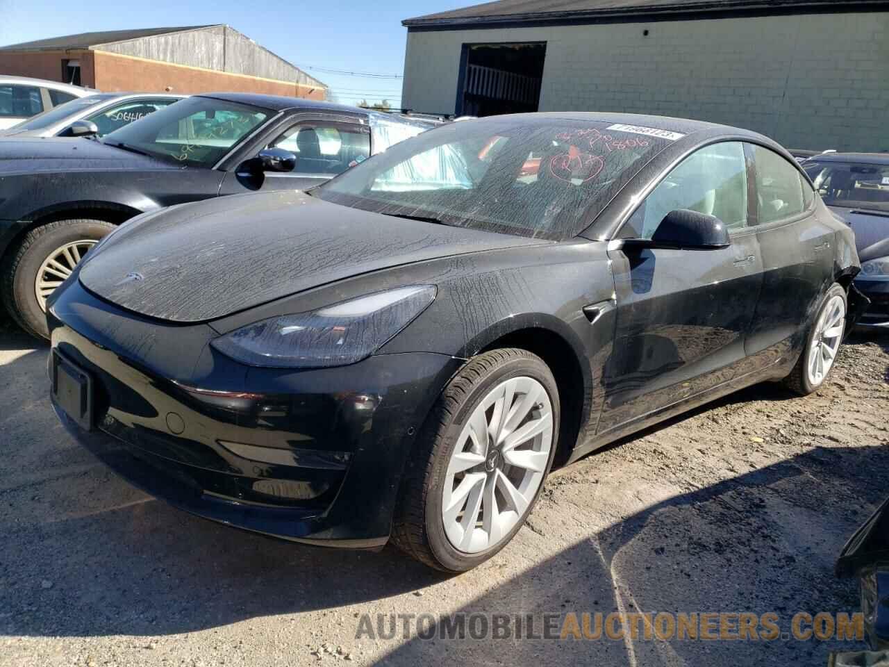 5YJ3E1EA0MF098587 TESLA MODEL 3 2021