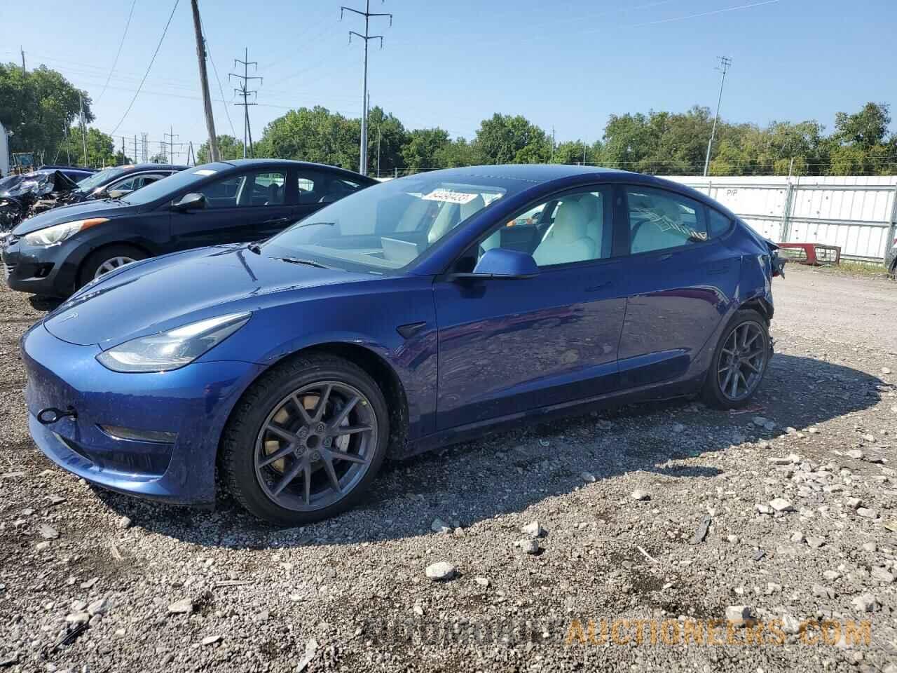 5YJ3E1EA0MF099383 TESLA MODEL 3 2021