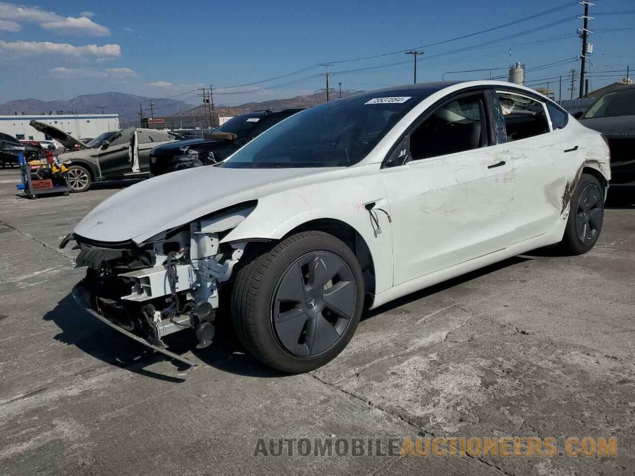 5YJ3E1EA0MF100418 TESLA MODEL 3 2021