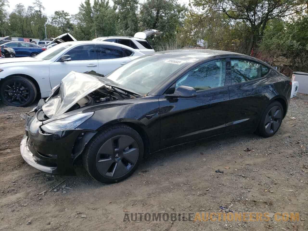 5YJ3E1EA0MF853947 TESLA MODEL 3 2021