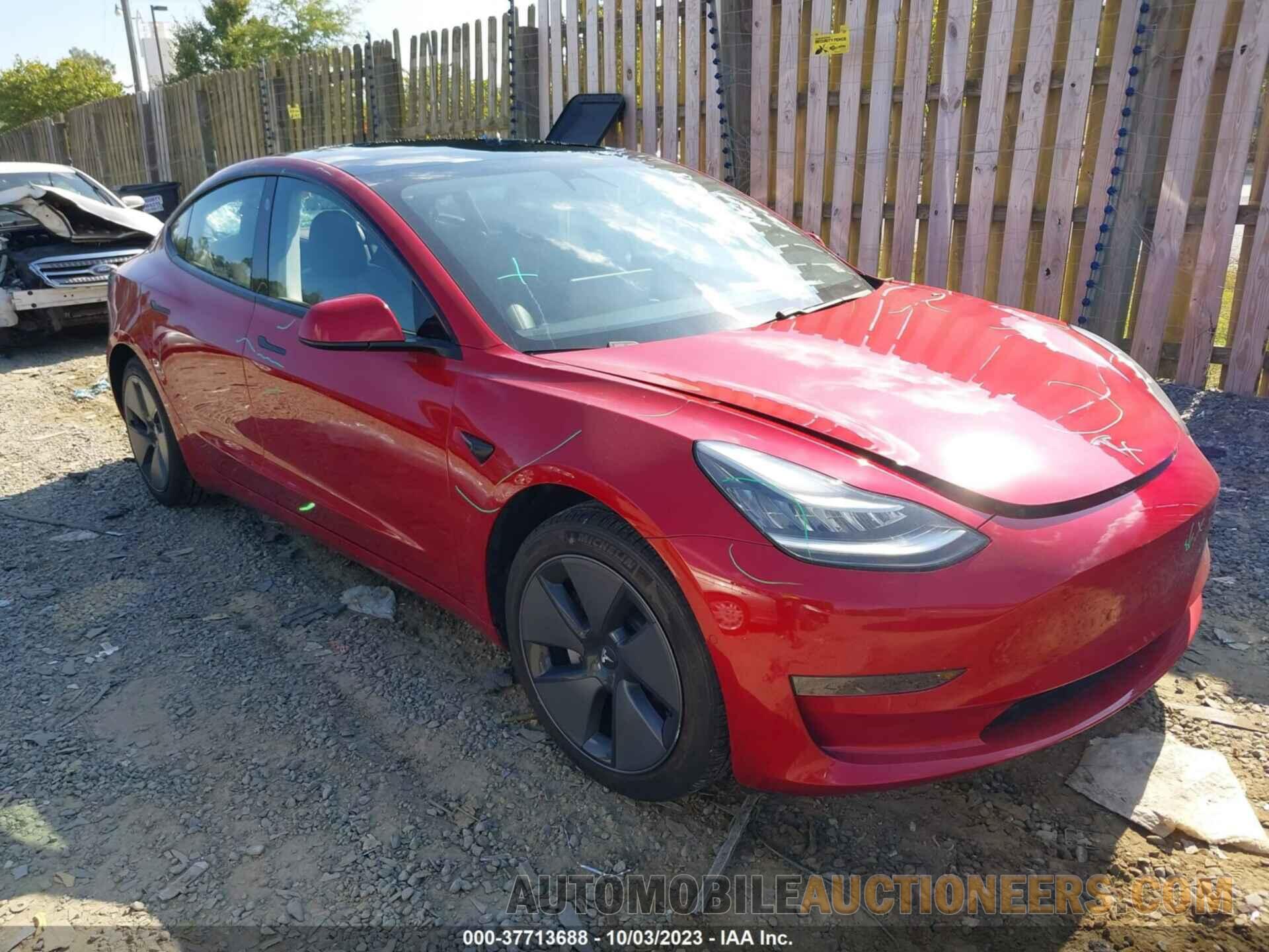 5YJ3E1EA0MF854113 TESLA MODEL 3 2021