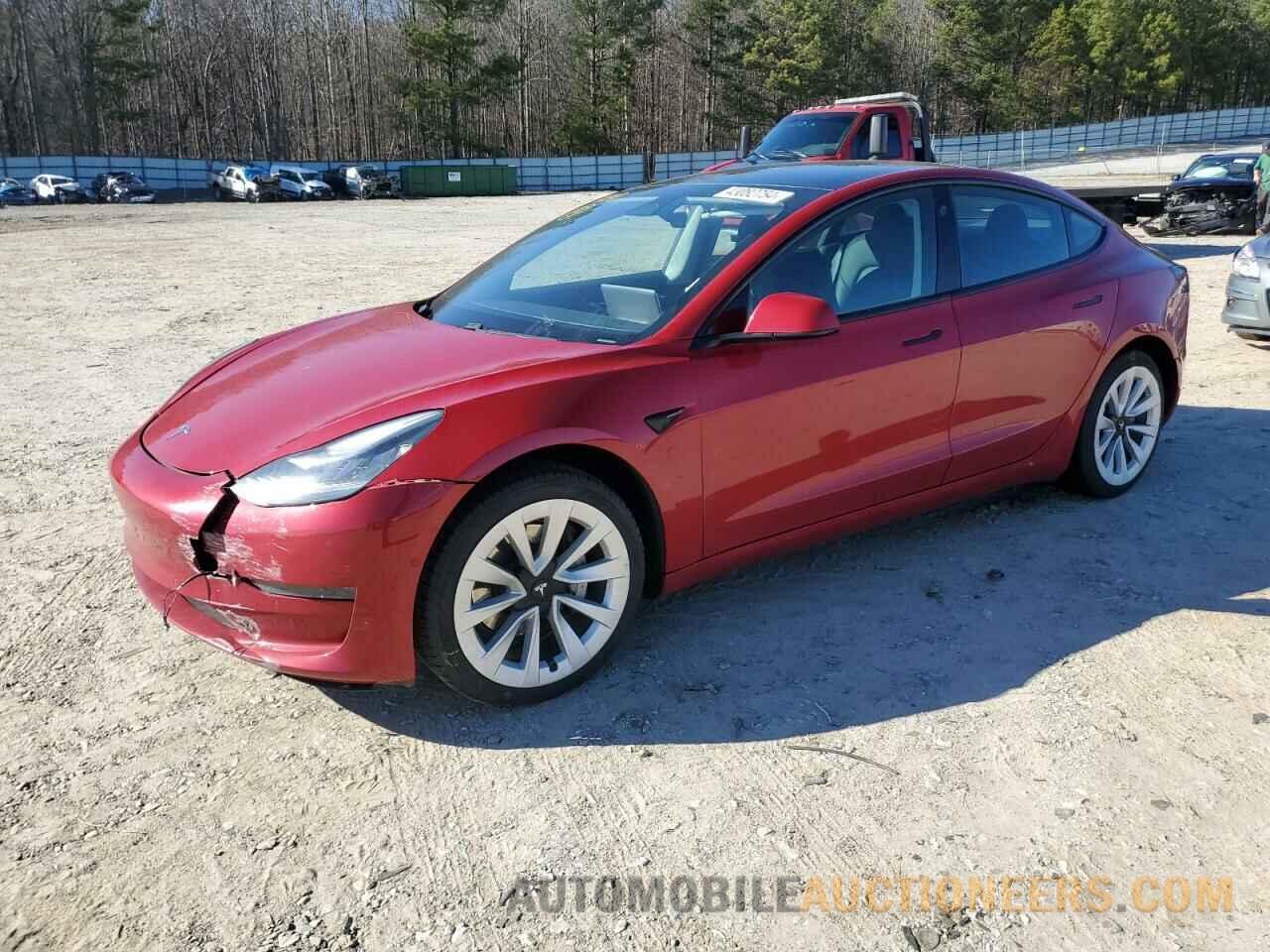 5YJ3E1EA0MF856668 TESLA MODEL 3 2021