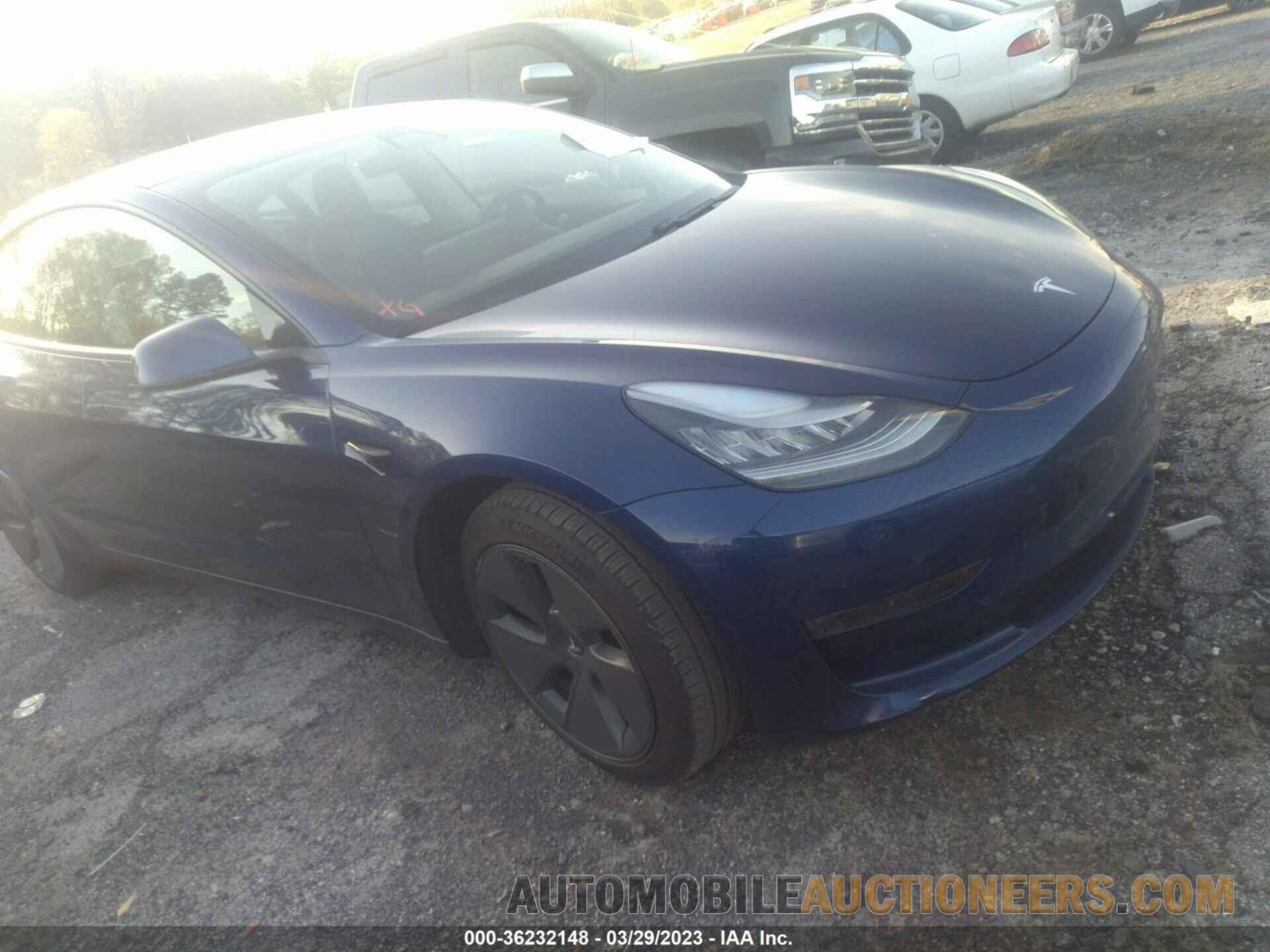 5YJ3E1EA0MF859490 TESLA MODEL 3 2021