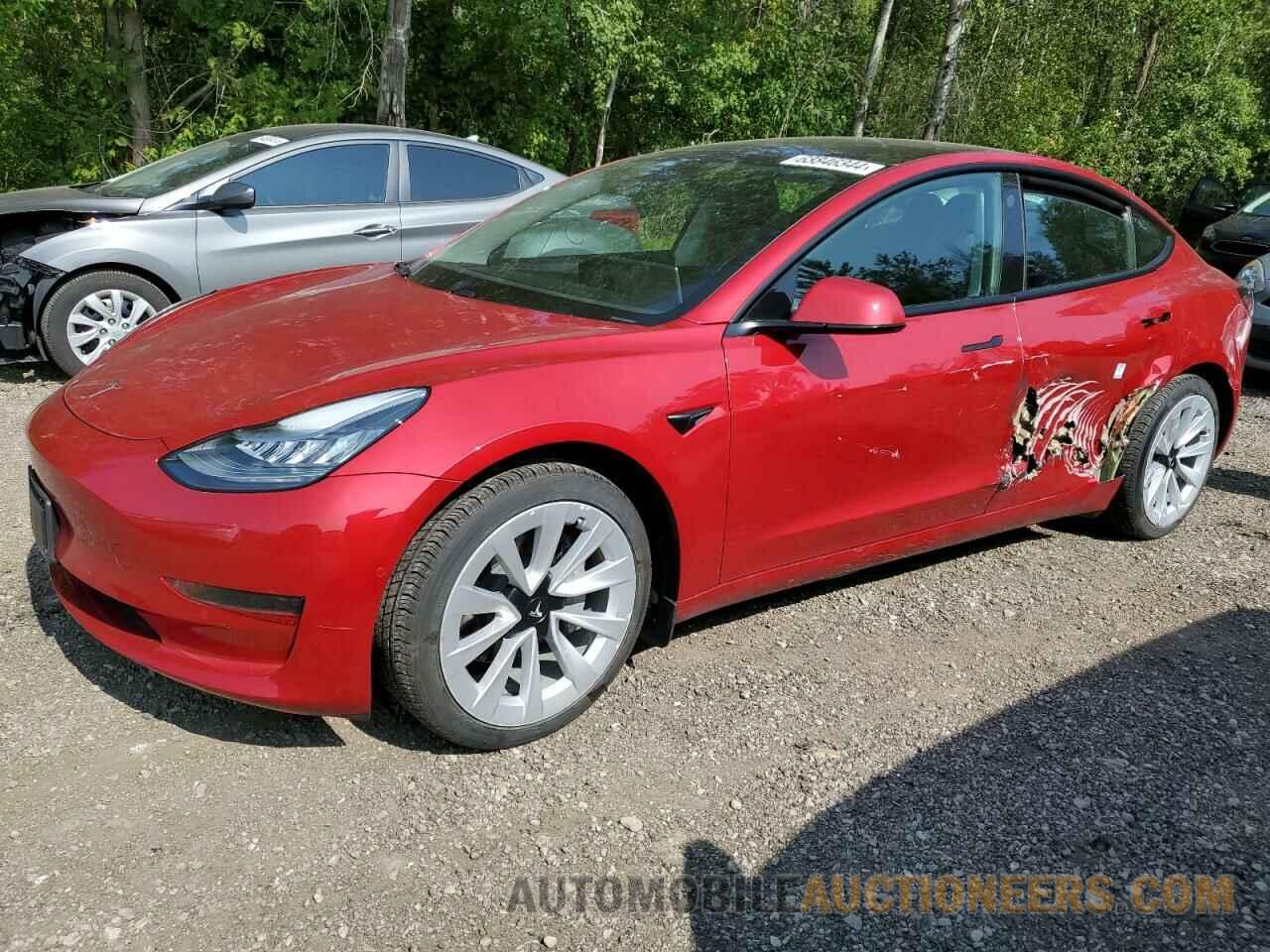 5YJ3E1EA0MF861174 TESLA MODEL 3 2021