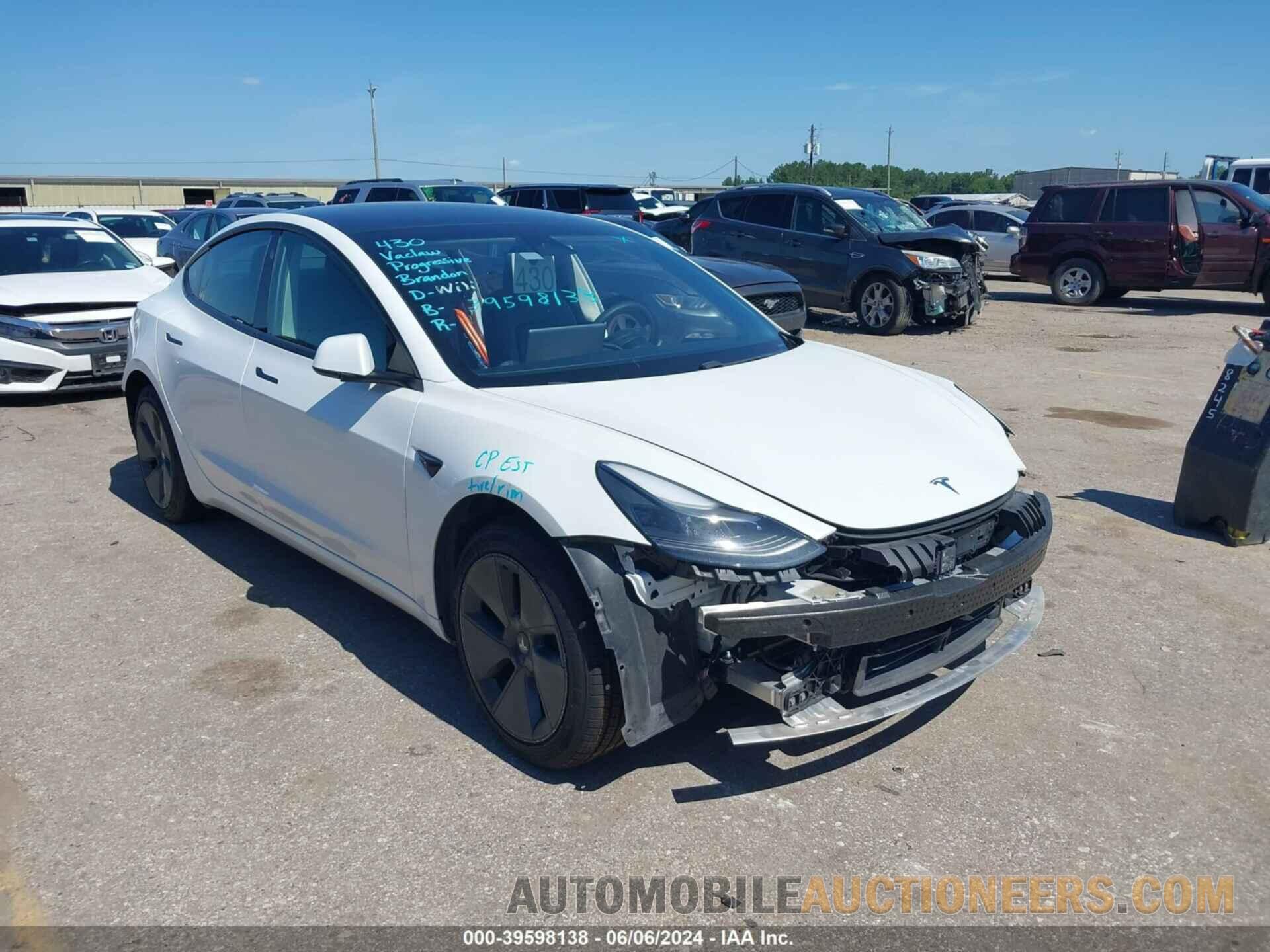 5YJ3E1EA0MF866634 TESLA MODEL 3 2021