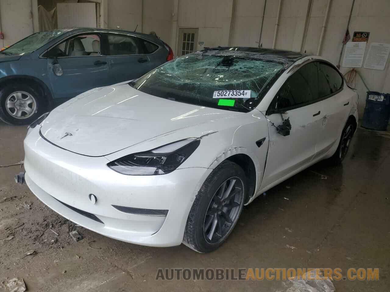 5YJ3E1EA0MF913273 TESLA MODEL 3 2021