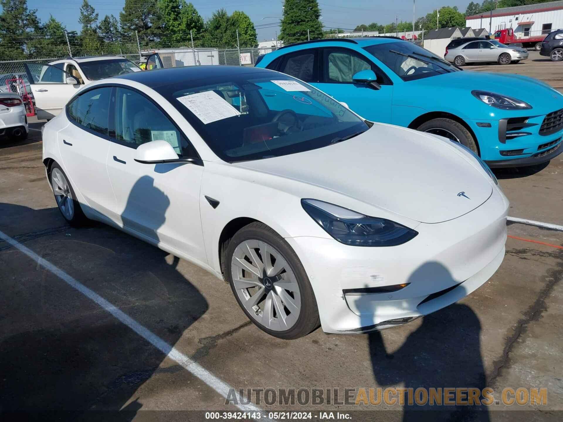 5YJ3E1EA0MF918652 TESLA MODEL 3 2021