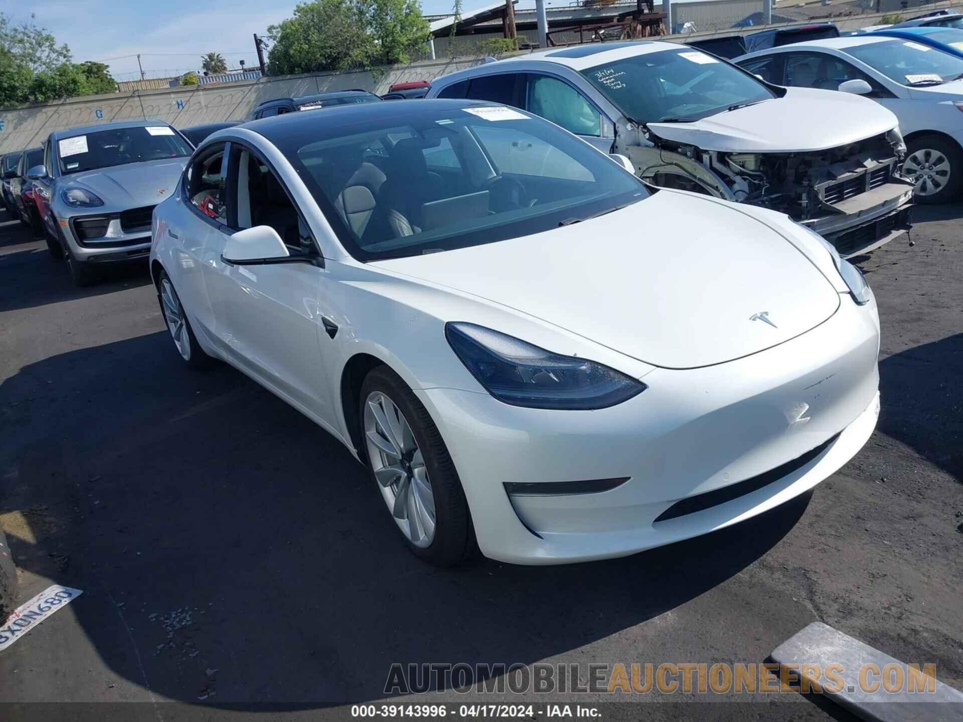 5YJ3E1EA0MF921809 TESLA MODEL 3 2021