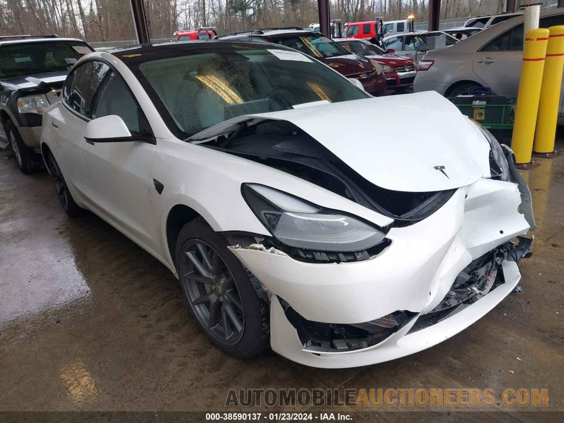 5YJ3E1EA0MF928906 TESLA MODEL 3 2021