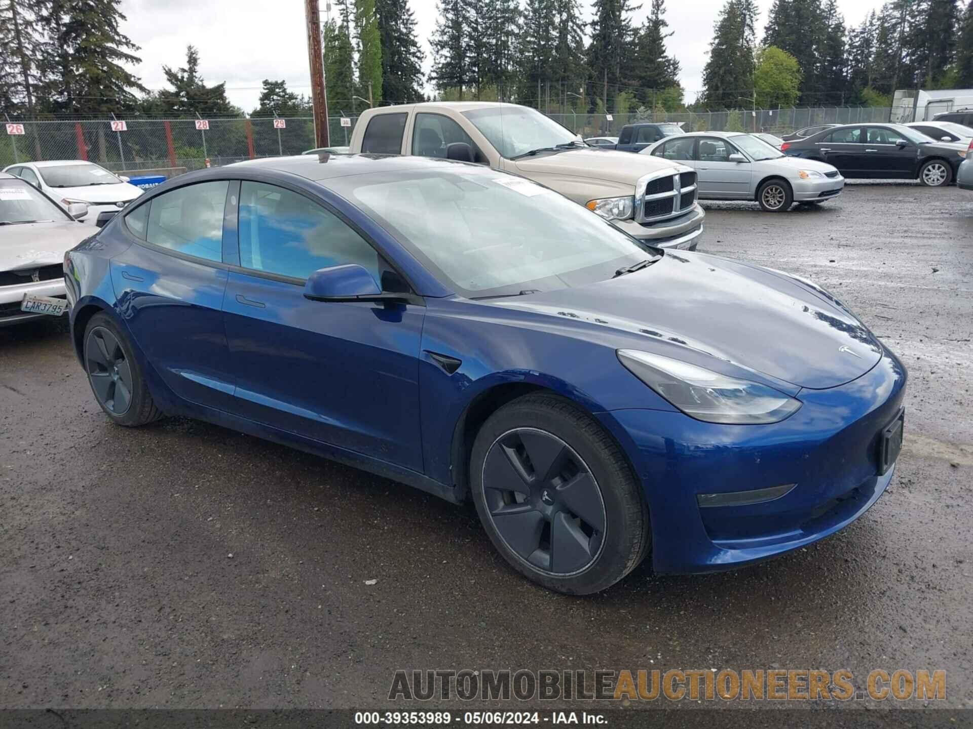 5YJ3E1EA0MF929960 TESLA MODEL 3 2021