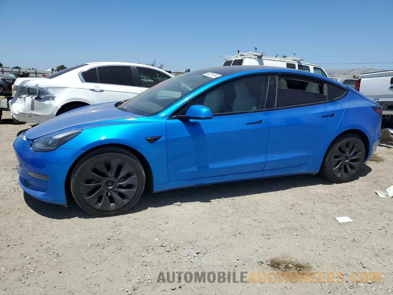 5YJ3E1EA0MF942983 TESLA MODEL 3 2021