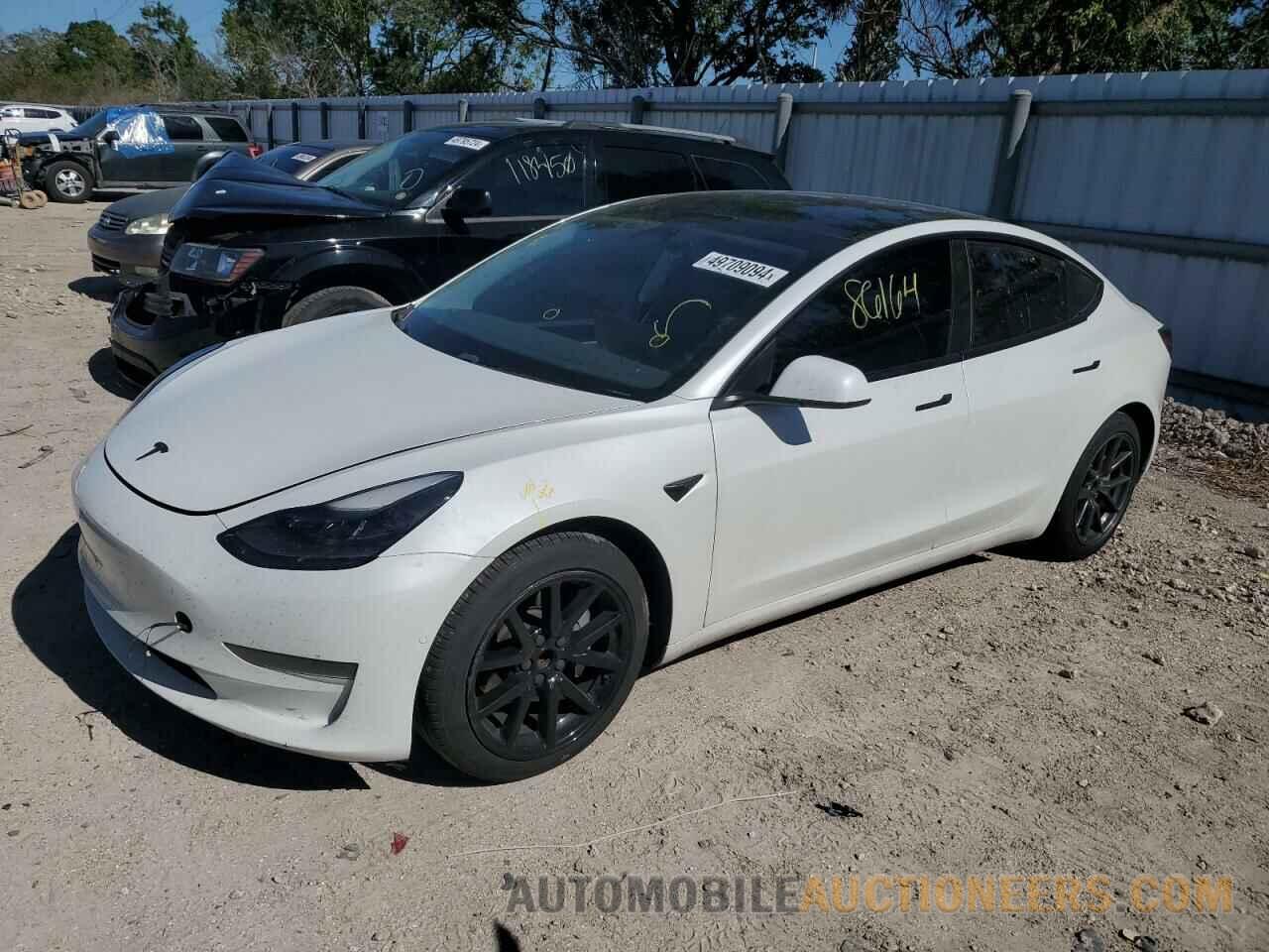 5YJ3E1EA0MF986272 TESLA MODEL 3 2021