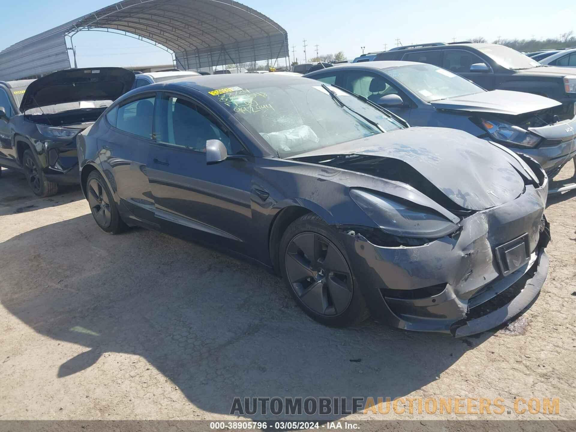 5YJ3E1EA0MF992444 TESLA MODEL 3 2021