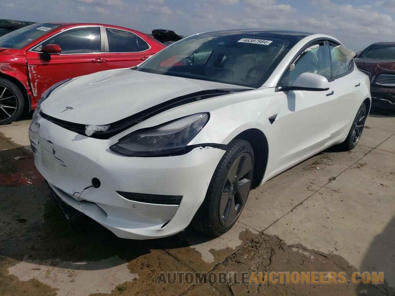 5YJ3E1EA0MF995134 TESLA MODEL 3 2021