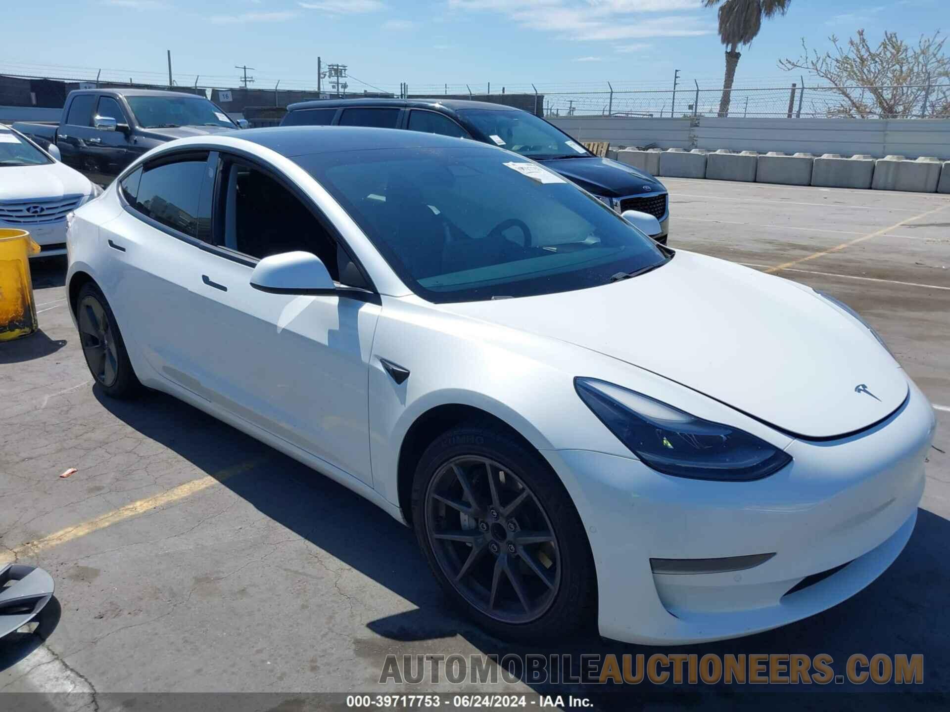 5YJ3E1EA0MF996509 TESLA MODEL 3 2021