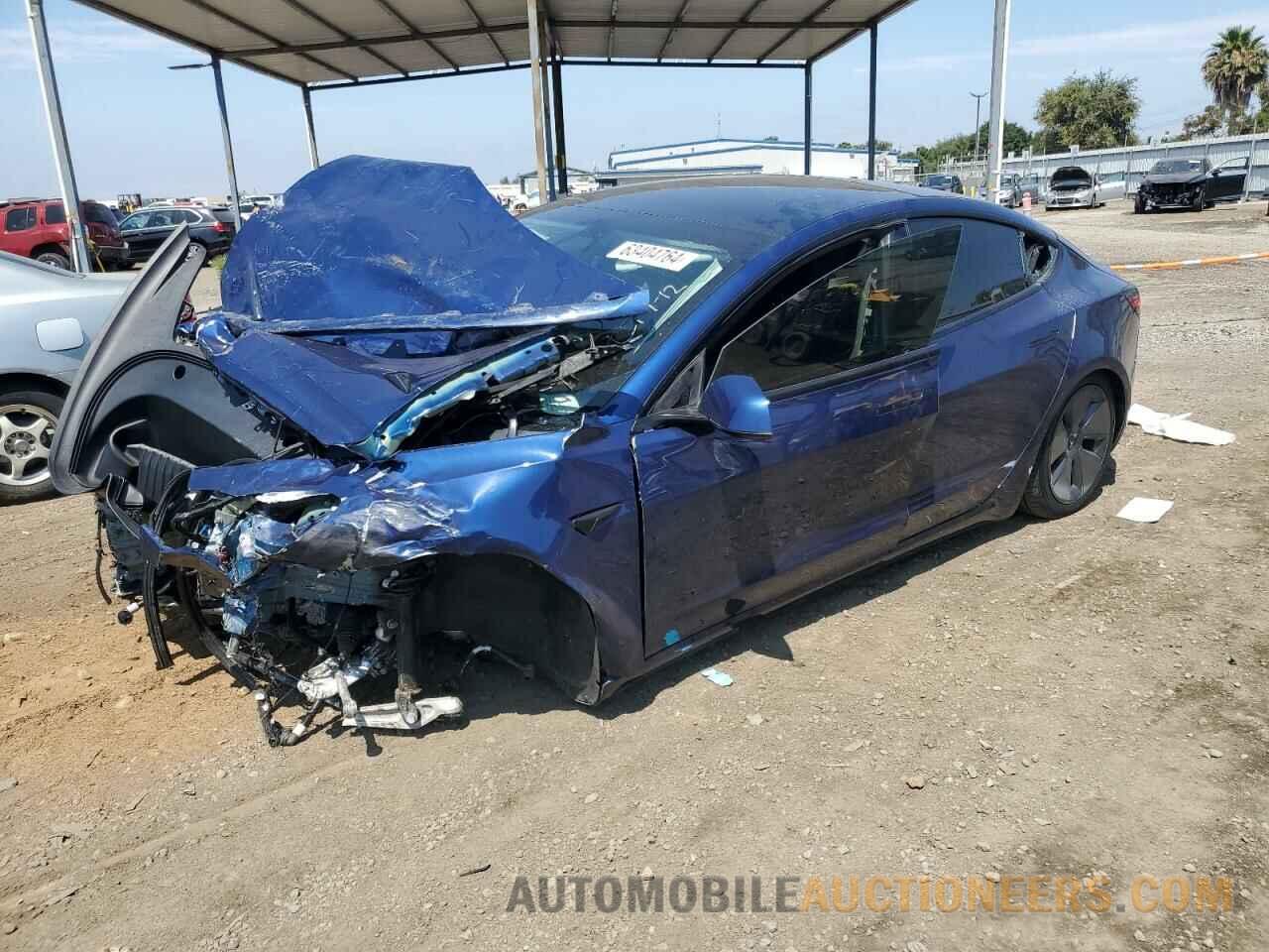 5YJ3E1EA0NF122954 TESLA MODEL 3 2022