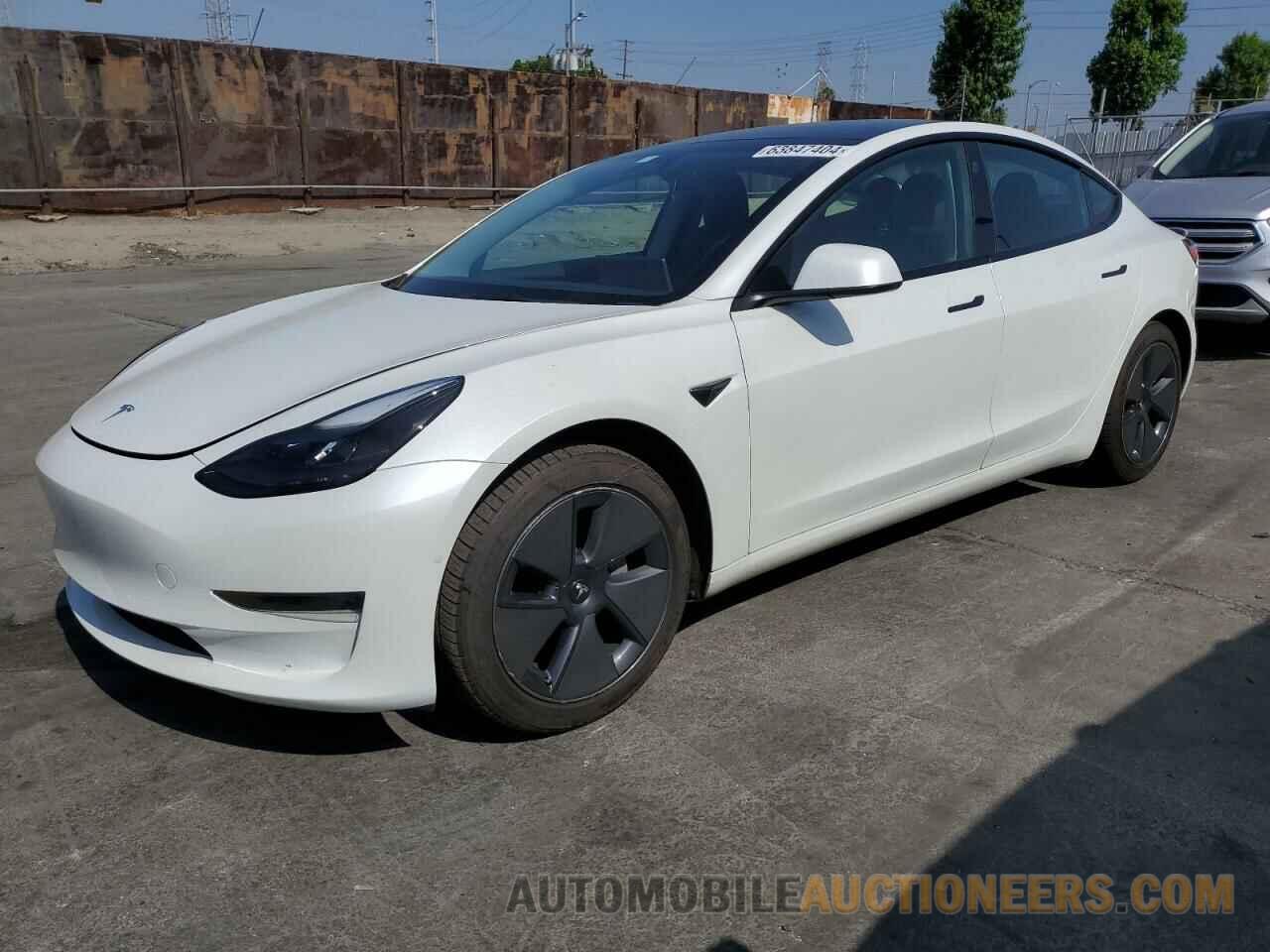 5YJ3E1EA0NF123022 TESLA MODEL 3 2022