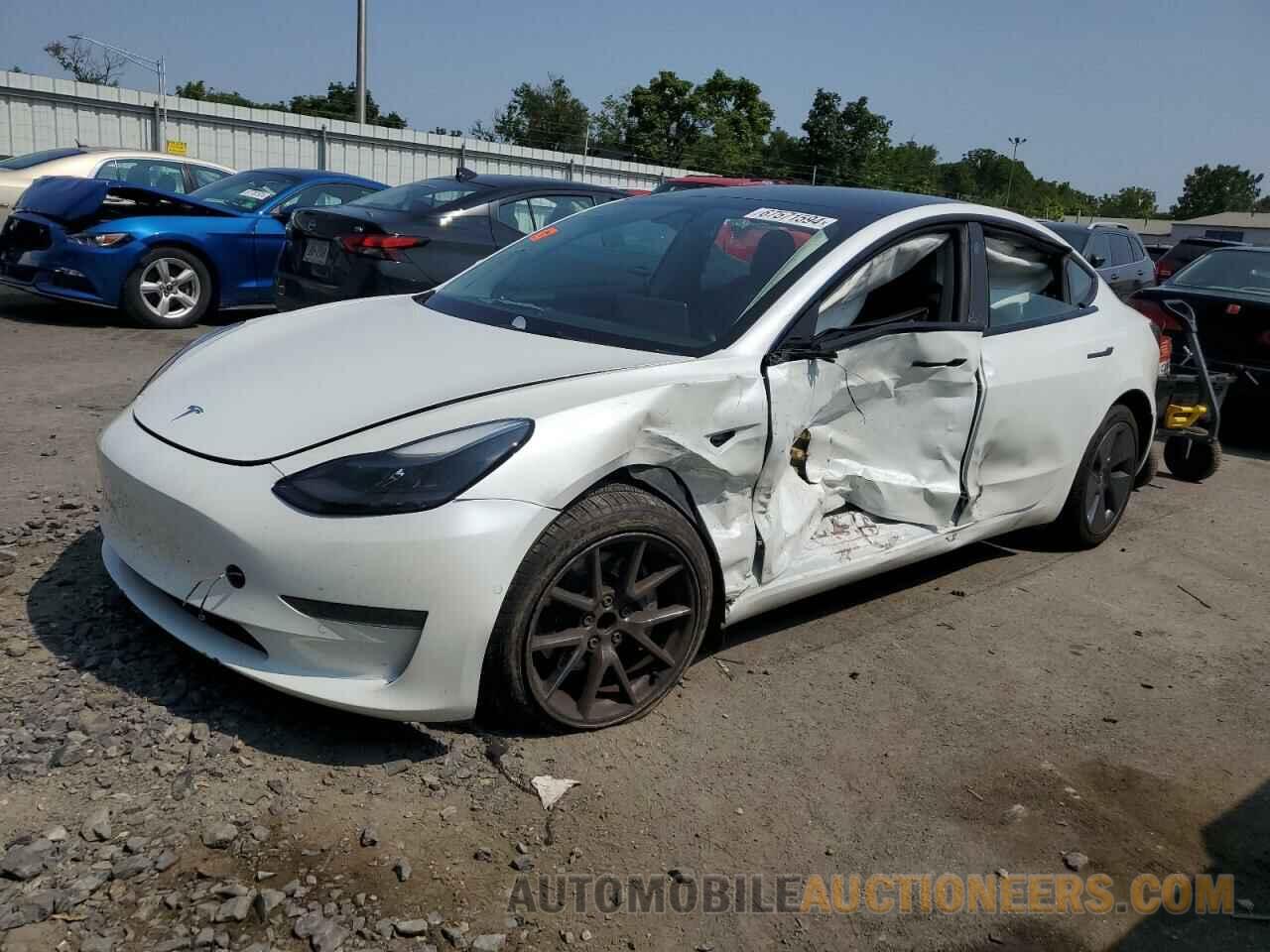 5YJ3E1EA0NF156411 TESLA MODEL 3 2022