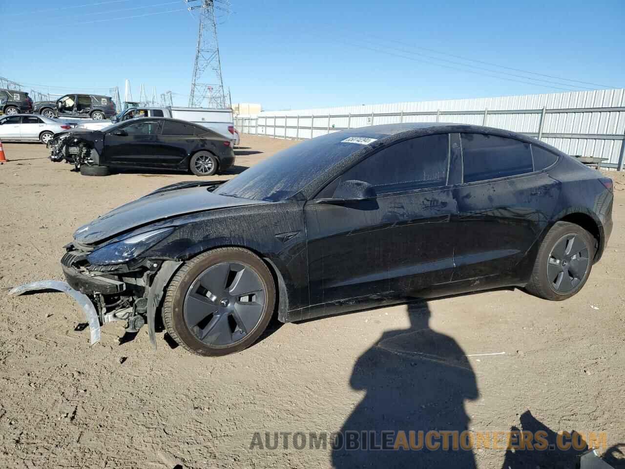 5YJ3E1EA0NF157252 TESLA MODEL 3 2022